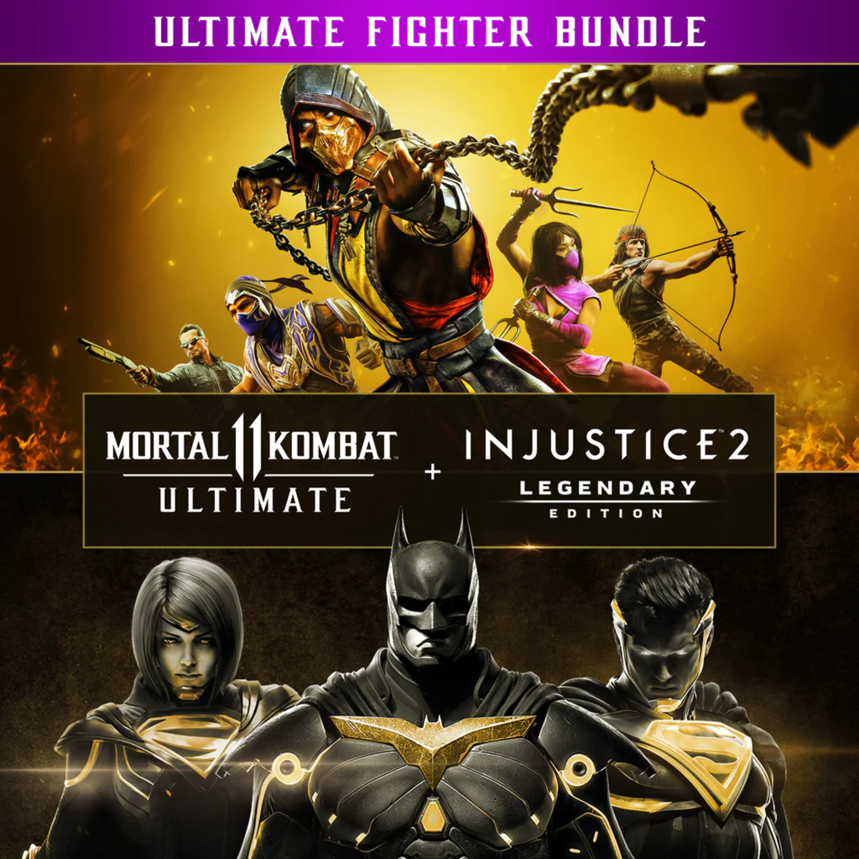 اکانت قانونی Mortal Kombat 11 Ultimate + Injustice 2 Legendary Edition Bundle برای PS5 و PS4