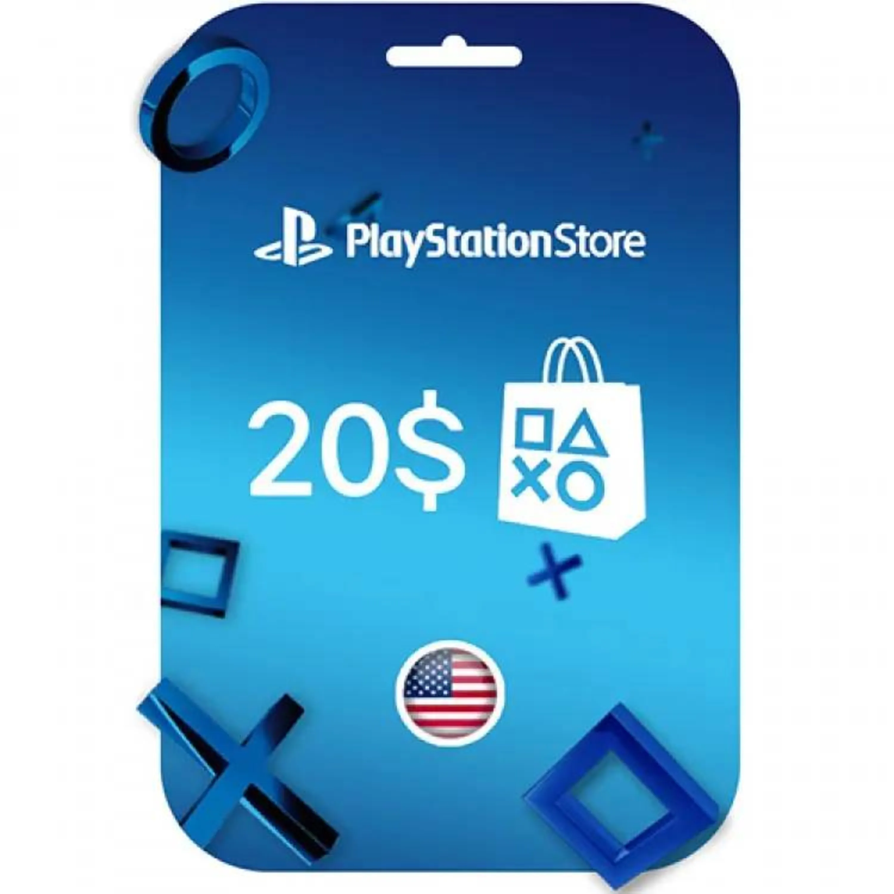 گیفت کارت PSN آمریکا 20 دلاری